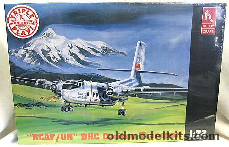 Hobby Craft 1/72 DHC Caribou Transport - USAF 457th Transportation Sq Vietnam 1972 / RCAF-UN / Tanzania 1970s / Spain Ala 37 1990, HC1344 plastic model kit